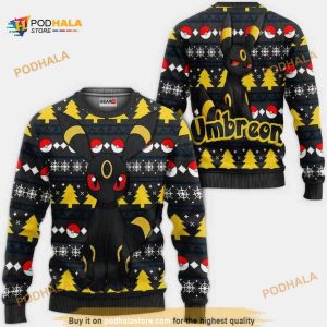 Umbreon Anime Pokemon Xmas Funny Ugly Christmas Sweater