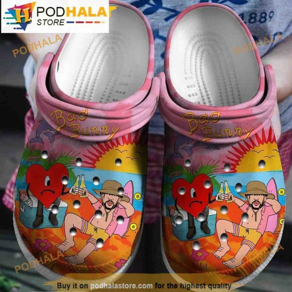 Un Verano Sin Ti Bad Bunny 3D Funny Crocs Slippers