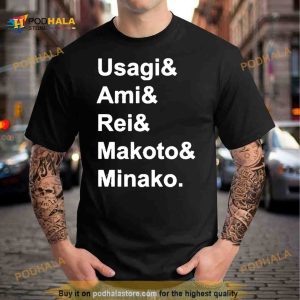 Usagi Ami Rei Makoto Minako Shirt