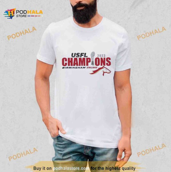 Usfl 2023 Birmingham Stallions Champions Shirt