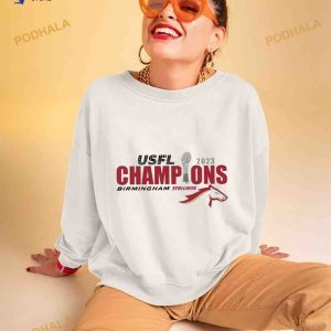 Usfl 2023 Birmingham Stallions Champions Shirt 2
