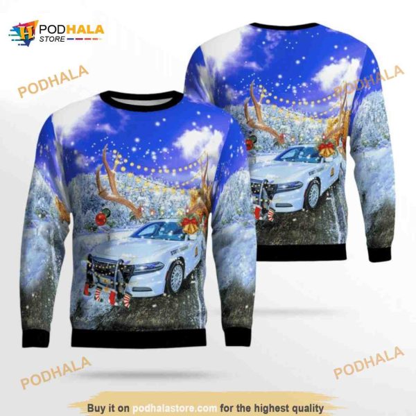 Utah Highway Patrol 3D Sweater For Christmas, Xmas Gifts