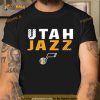 Utah jazz fanatics basketball fade out T Shirt
