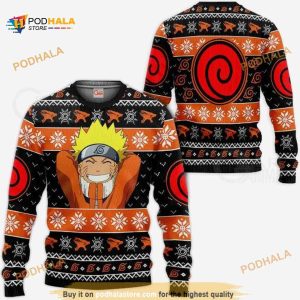 Uzumaki Happy Ugly Christmas Anime Xmas Funny Sweater