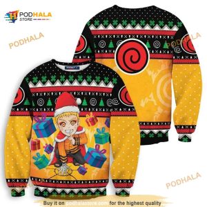 Uzumaki Holiday Way Unisex Ugly Wool 3D Funny Sweater