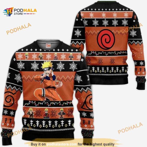 Uzumaki Ugly Christmas Custom Xmas Idea Funny Sweater