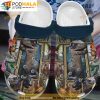Velociraptor Jurassic Park 3D Funny Crocs Clog Shoes