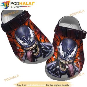 Venom Comic Marvel 3D Funny Crocs