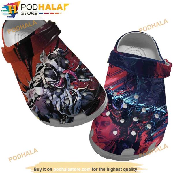 Venom Movie 3D Funny Crocs Clog Shoes