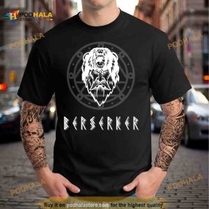 Viking Berserker Rounded Design Shirt