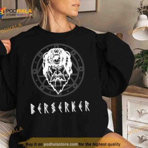 Viking Berserker Rounded Design Shirt 2