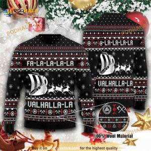 Viking Fa-la-la-la Viking Yachts Longship Funny Ugly Sweater