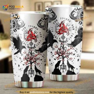 Viking Gift Viking American Lover Tattoo Viking Coffee Tumbler