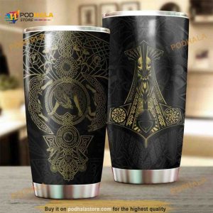 Viking Gift Viking American Lover Viking Brave Coffee Tumbler