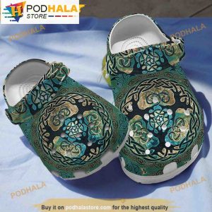 Viking Tree 3D Funny Crocs