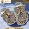 Viking Tree Wolf 3D Funny Crocs