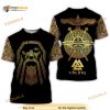Viking symbol Valhalla Celtic Ragnar Odin 3D Print T-Shirt For Women Men