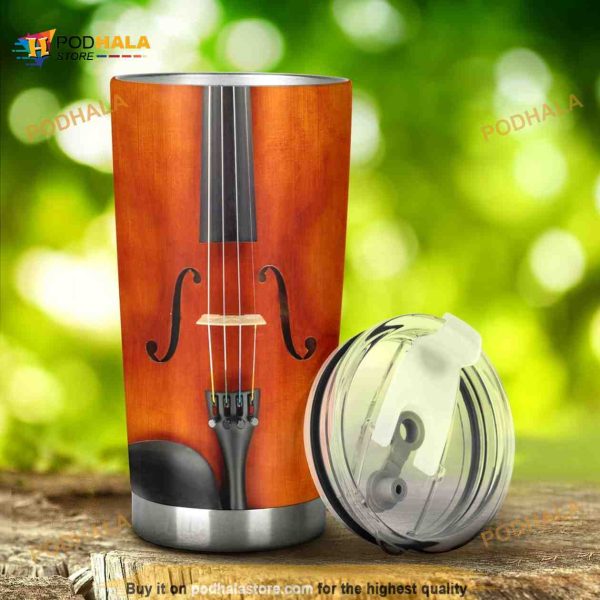 Violon Music Gift For Lovers Travel Coffee Tumbler 3D All Over Print