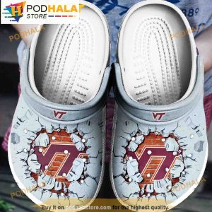 Virginia Tech Hokies Acc Ncaa Football 3D Funny Crocs