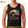 Visit Arrakis Vintage Distressed Surf Dune Sci Fi Shirt