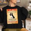 Wanted Approach With Extreme Caution Reward Of $1000 Shirt