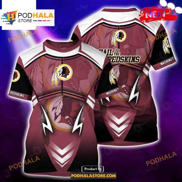 Washington Redskins NFL New Design NFL Hoodie 3D