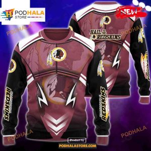 Washington Redskins NFL New Design NFL Hoodie 3D 4