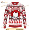 We All Float Down Here Pennywise It Horror Movie Ugly Christmas Sweater