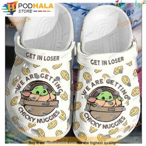 We Are Getting Chicky Nuggies Baby Yoda 3D Funny Crocs