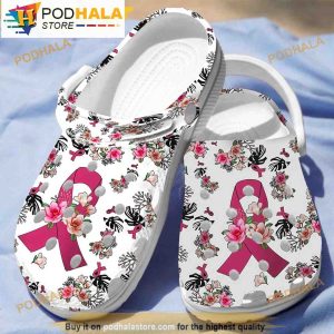 We Wear Pink Breast Cancer Awareness 3D Funny Crocs