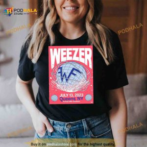 Weezer in Queens New York Forest Hills Stadium July 13 2023 T Shirt