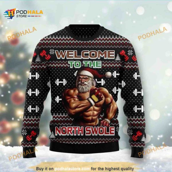 Welcome To The North Swole Ugly Sweater