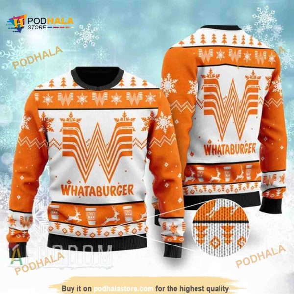 Whataburger Ugly Christmas Sweater
