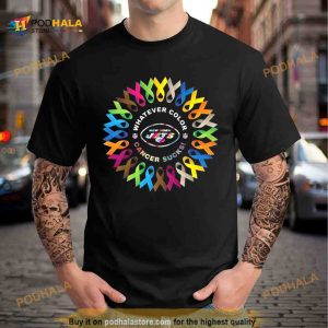 Whatever Color Cancer Sucks NFL New York Jets 2023 Shirt 2