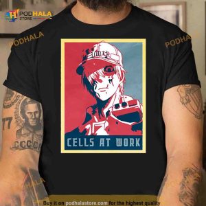 While Blood Cell Cells At Work Political Anime Shirt 2