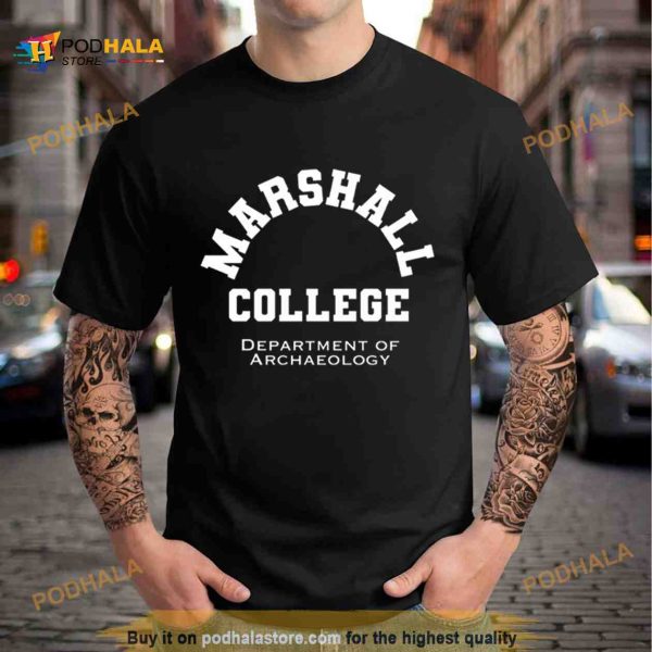 White Logo Indiana Jones Marshall College Shirt