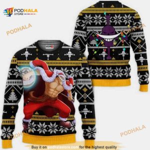 Whitebeard One Piece Anime Xmas Funny Ugly Christmas Sweater
