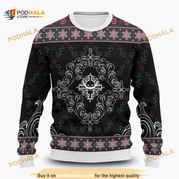 Whitebeard One Piece Ugly Christmas Sweater