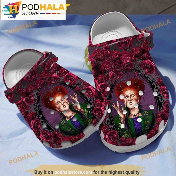 Winifred Sanderson Hocus Pocus 3D Funny Crocs