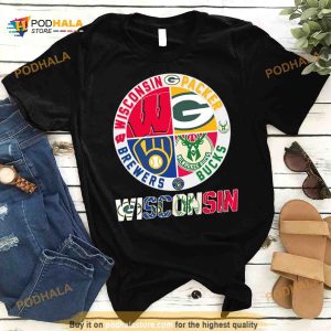 Wisconsin Sport Team 2023 Champions logo Shirt