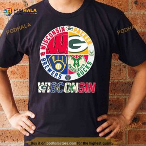 Wisconsin Sport Team 2023 Champions logo Shirt 2