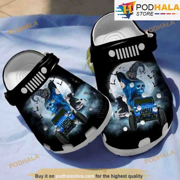Witches Jeep 3D Funny Crocs