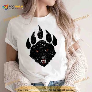 Wolf Claw Black Print Shirt 2