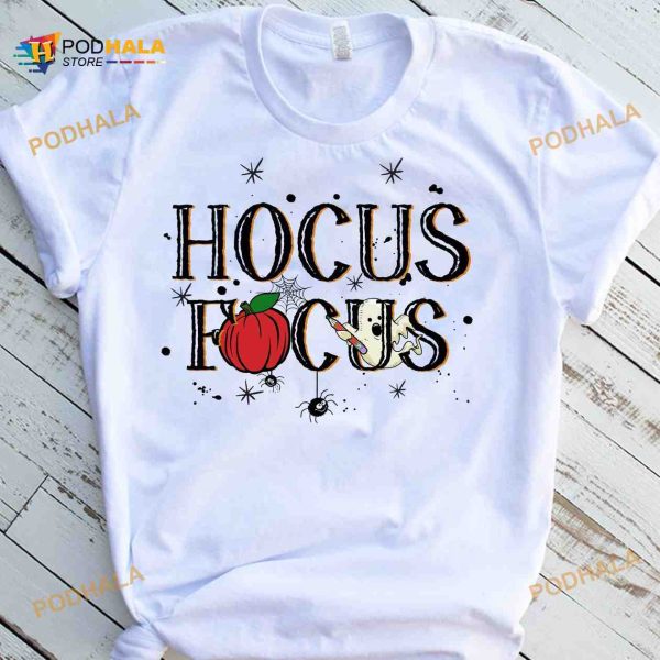 Women Hocus Pocus Shirt, Halloween Gift For Teachers, Halloween Boo Costume