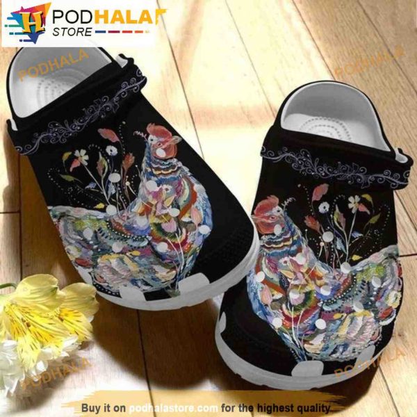 Wonderful Chicken Gifts 3D Funny Crocs Clog Shoes