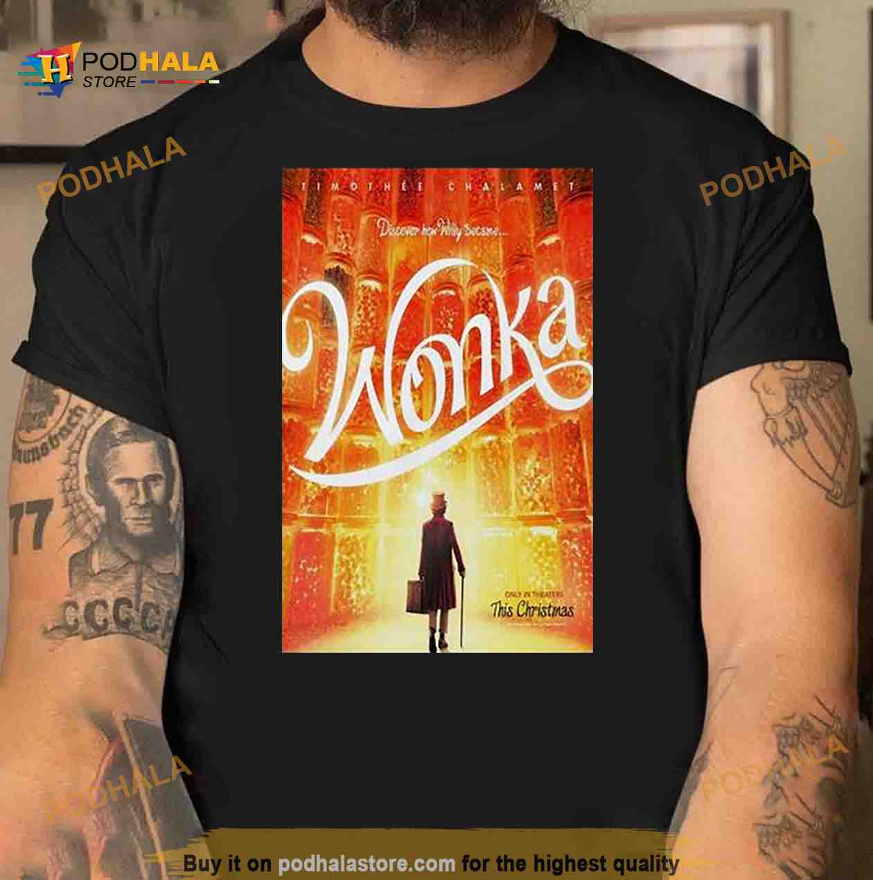 Wonka Movie Poster Shirt Wonka Movie Poster Shirt