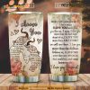 Wooden Elephant Couple Stainless Steel Cup Coffee Tumbler