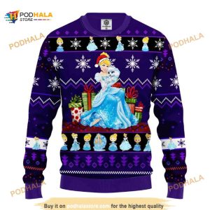 Xmas Cinderella Princess Disney Ugly Christmas Sweater