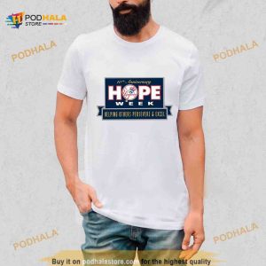 Yankees 10th Hope Week Helping Others Persevere Excel Shirt 2