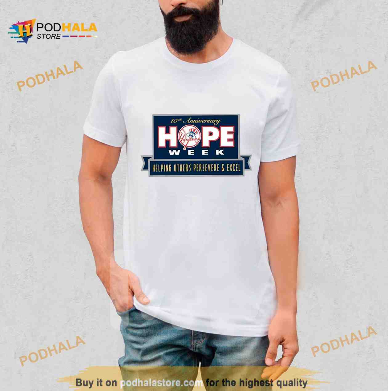 Yankees 10th Hope Week Helping Others Persevere & Excel Shirt Yankees 10th Hope Week Helping Others Persevere & Excel Shirt